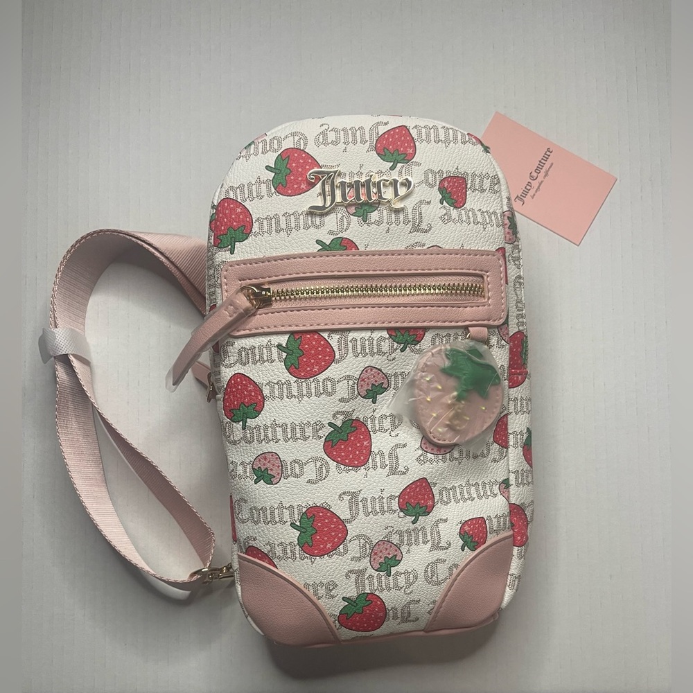 Juicy Couture Strawberry Print Crossbody Bag